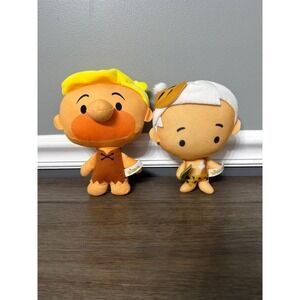 The Flintstones Bamm-Bamm & Barney Chibi Plush Set